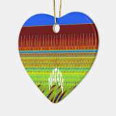 Kleurrijke Geometrische Motief Art Print Keramisch Ornament (Links)