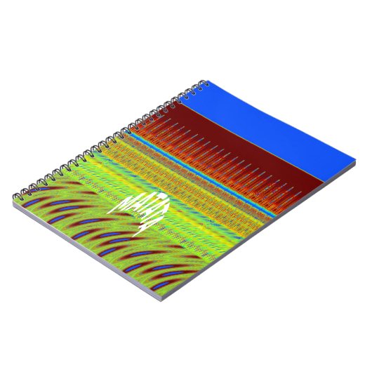 Kleurrijke Geometrische Motief Art Print Notitieboek (Linkerzijde)