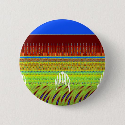 Kleurrijke Geometrische Motief Art Print Ronde Button 5,7 Cm (Voorkant)