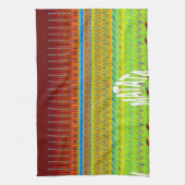 Kleurrijke Geometrische Motief Art Print Theedoek (Verticaal)