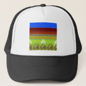 Kleurrijke Geometrische Motief Art Print Trucker Pet (Voorkant)