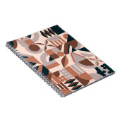 Kleurrijke geometrische mozaïek, abstracte achterg notitieboek (Rechterzijde)