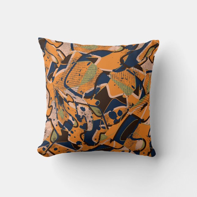 Kleurrijke geometrische  naadloze achtergrond. kussen (Voorkant)