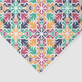 Kleurrijke geometrische patroonontkoppeling tissuepapier (Detail)