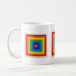 Kleurrijke Geometrische Pop Art Koffiemok