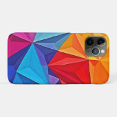 Kleurrijke Geometrische Prisma Abstracte Kunst Case-Mate iPhone Case (Achterkant (horizontaal))