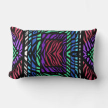 Kleurrijke Geometrische Regenboog Zebra Dierprint