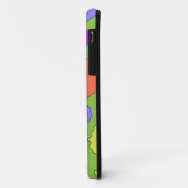 Kleurrijke geometrische retro funky cirkel iPhone Case-Mate iPhone Case (Achterkant/links)