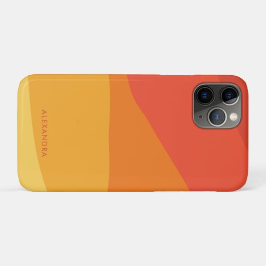 Kleurrijke geometrische retroflectoren zonnige Ora Case-Mate iPhone Case (Achterkant (horizontaal))