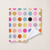 Kleurrijke  geometrische Stippen Bad Handdoek (Wasdoekje)