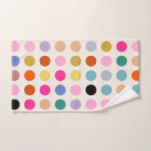 Kleurrijke  geometrische Stippen Bad Handdoek (Handdoek)