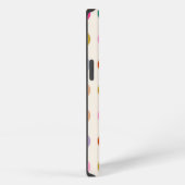 Kleurrijke geometrische Stippen iPhone Hoesje (Rechterkant)