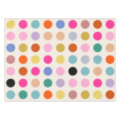 Kleurrijke  geometrische Stippen Tafelkleed (Voorkant (Horizontaal))