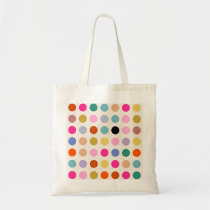 Kleurrijke  geometrische Stippen Tote Bag