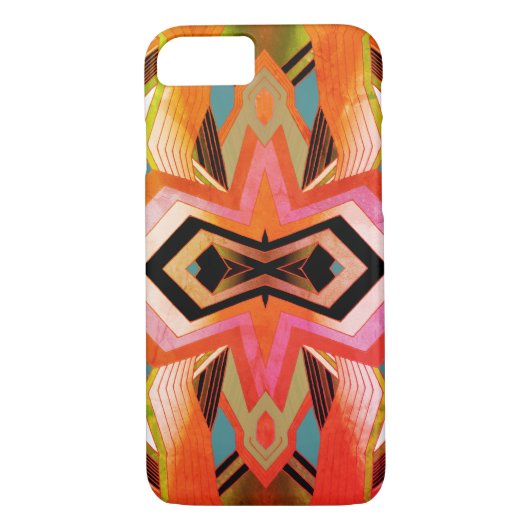 Kleurrijke geometrische vibes Case-Mate iPhone case (Achterkant)