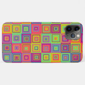 Kleurrijke geometrische vierkanten Case-Mate iPhone case (Achterkant (horizontaal))