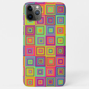 Kleurrijke geometrische vierkanten Case-Mate iPhone case