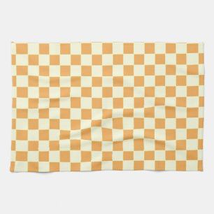 Kleurrijke geometrische vierkanten theedoek