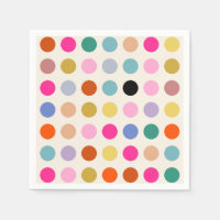 Kleurrijke geometrische Vintage Stippen