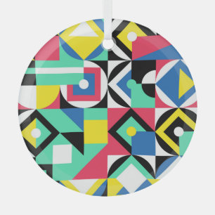 Kleurrijke geometrische vormen decoratief Ornament