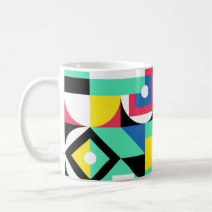 Kleurrijke geometrische vormen decoratief Ornament Koffiemok