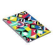 Kleurrijke geometrische vormen decoratief Ornament Notitieboek (Rechterzijde)