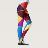 Kleurrijke geometrische vormen leggings (Rechts)