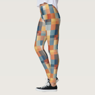 Kleurrijke geometrische vormen naadloos leggings