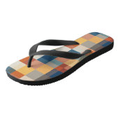 Kleurrijke geometrische vormen naadloos teenslippers (Schuin)