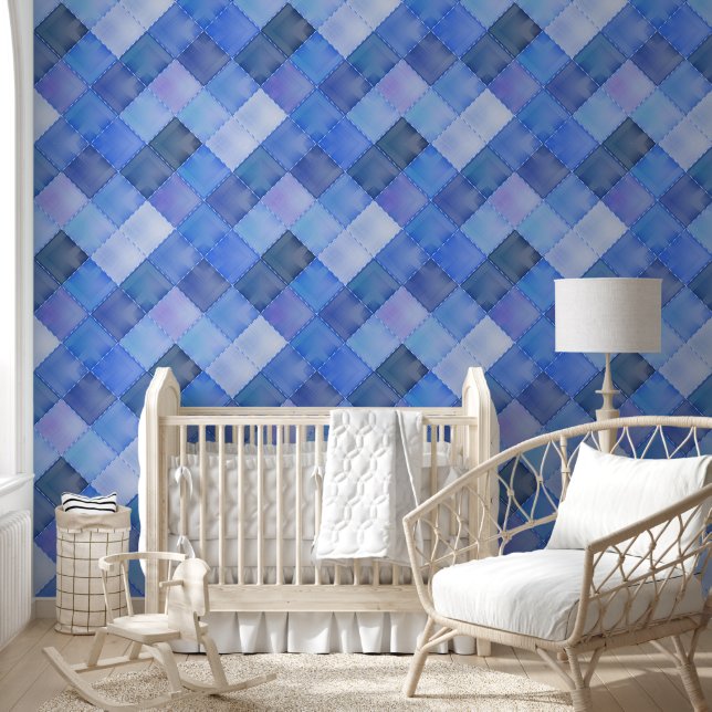 Kleurrijke geometrische vormen patroon 41 behang (Kinderen)