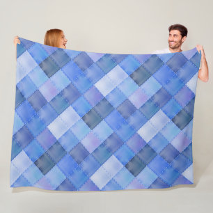 Kleurrijke geometrische vormen patroon 41 fleece deken