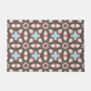 Kleurrijke Geometrische Vormen Patroon – Modern Ab Deurmat