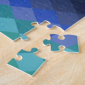 Kleurrijke geometrische vormen Regenboog, speciaal Legpuzzel (Zijkant)