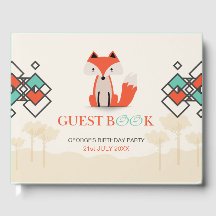 Kleurrijke geometrische vormen Tribal Fox Pattern