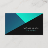 Kleurrijke geometrische vormen visitekaartje (Voorkant)