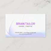 Kleurrijke Geometrische Wereldbol Visitekaartje (Achterkant)