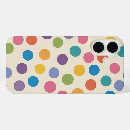 Kleurrijke geometrische zeshoek Case-Mate iPhone case (Achterkant (horizontaal))