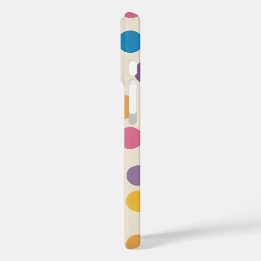 Kleurrijke geometrische zeshoek Case-Mate iPhone case (Achterkant / Links)