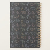 Kleurrijke  Geometry Origami Animals Planner (Achterkant)