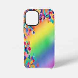 kleurrijke gepersonaliseerde afbeelding HP Laptop iPhone 12 Mini Hoesje