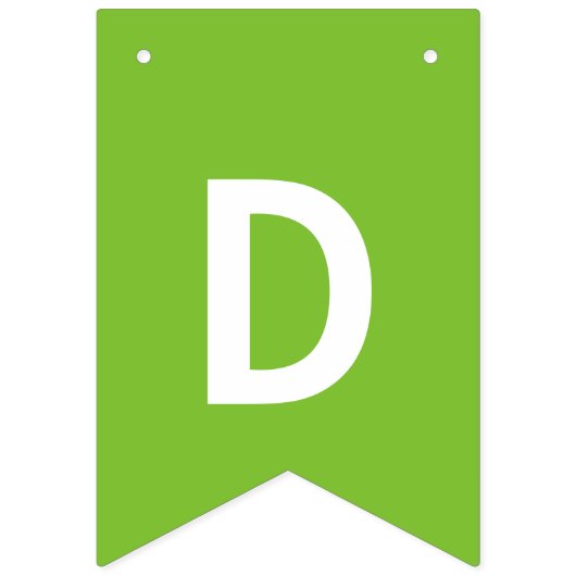 Kleurrijke gepersonaliseerde Custom Vlaggetjes (Tweede vlag)