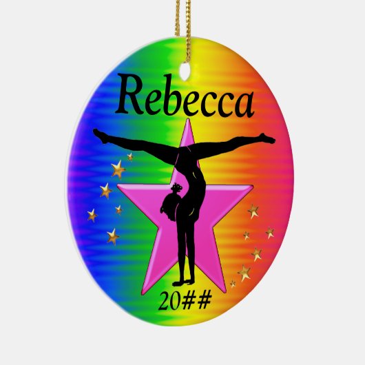 KLEURRIJKE GEPERSONALISEERDE GYMNASTIEK ORNAMENT (Rechts)