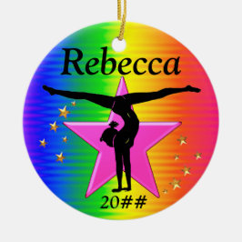 KLEURRIJKE GEPERSONALISEERDE GYMNASTIEK ORNAMENT