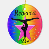 KLEURRIJKE GEPERSONALISEERDE GYMNASTIEK ORNAMENT (Links)