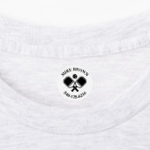 Kleurrijke gepersonaliseerde pickleball-paddle-ond labels (Aangebracht)