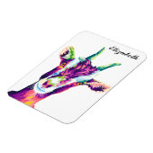 Kleurrijke gepersonaliseerde Pop Magneet (Linkerzijde)