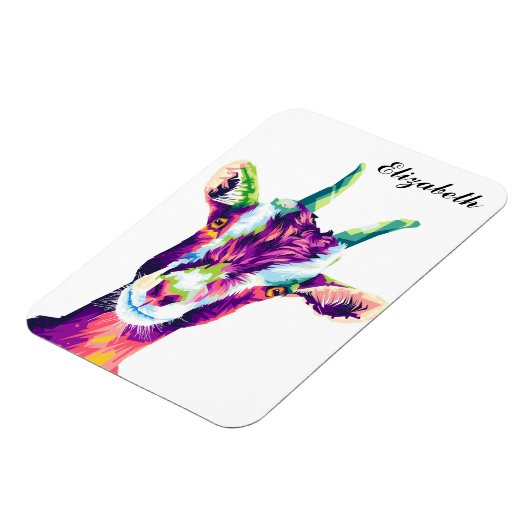 Kleurrijke gepersonaliseerde Pop Magneet (Linkerzijde)