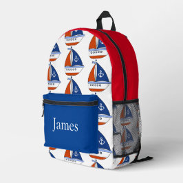 Kleurrijke gepersonaliseerde rugzak, patriottische bedrukte rugzak