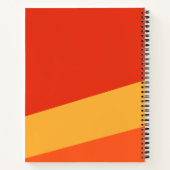 Kleurrijke gepersonaliseerde tiener meisje schets notitieboek (Achterkant)