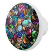 Kleurrijke gepolijst stonen keramische knop (Rechts)